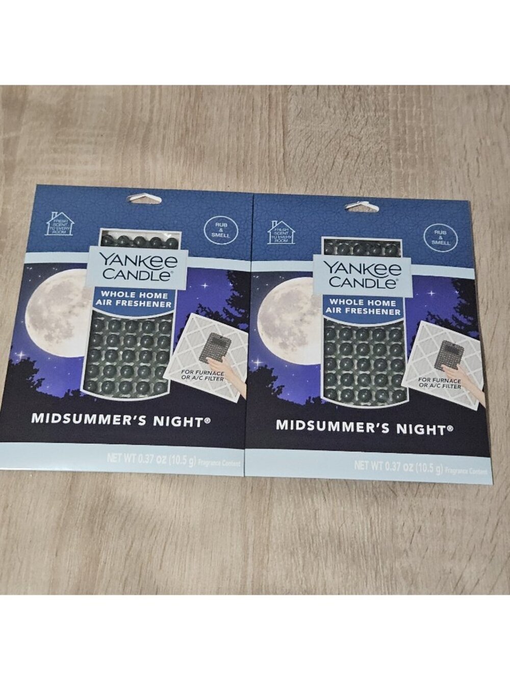 2 Yankee Candle Midsummer's Night Scented House Furnace A/C Filter Air Freshener